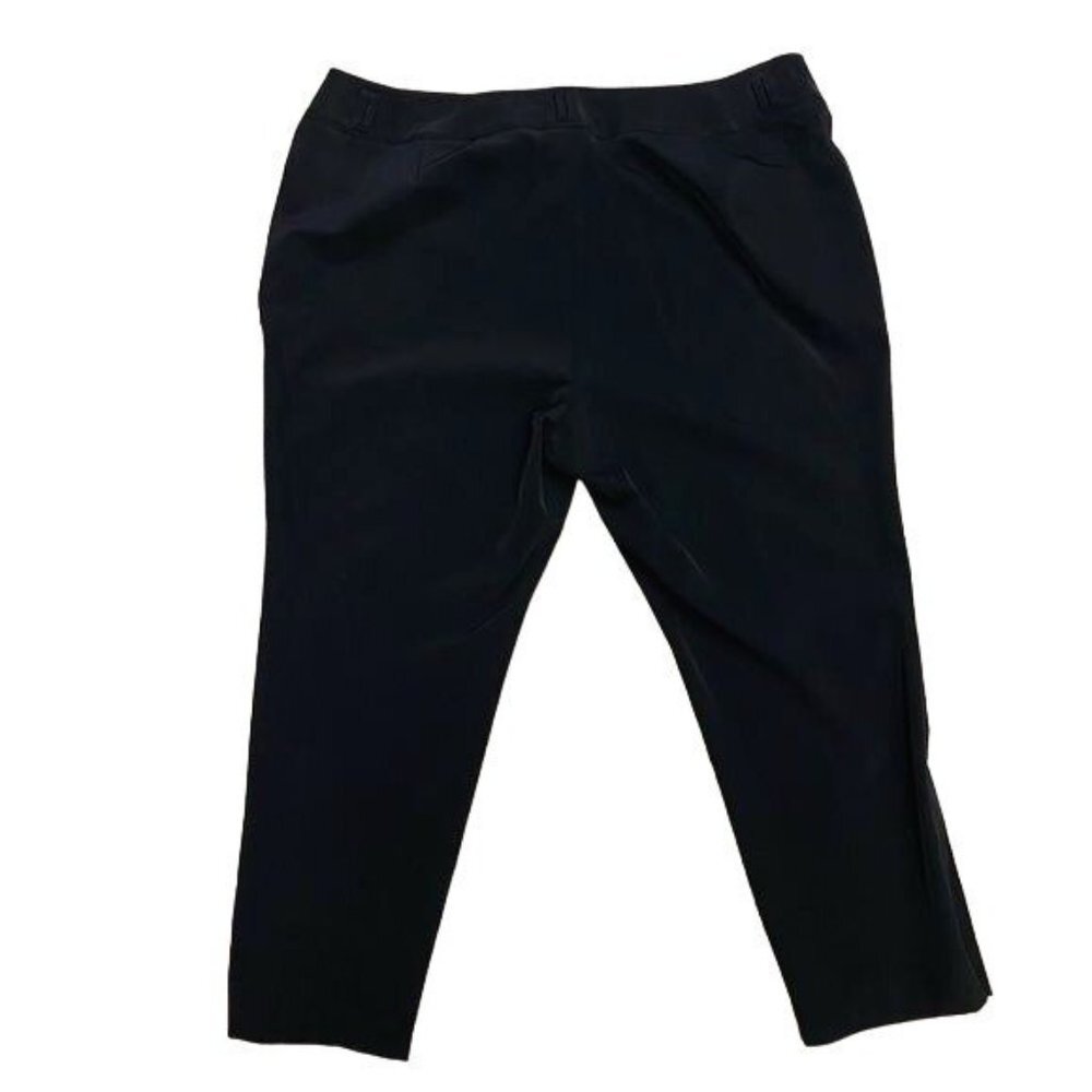 Doncaster Sport Black Casual Zipper Closure Athletic Pants Size 22W
